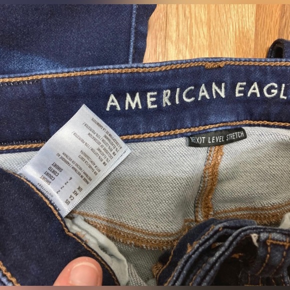 american eagle super high rise jegging 2 short - Picture 2 of 6